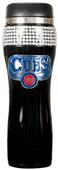 MLB Cubs Black Stainless Bling Travel Tumbler
