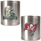NFL Tampa Bay Buccaneers St. Steel Can Holders
