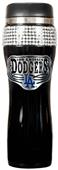 MLB Dodgers Black Stainless Bling Travel Tumbler