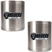 NFL Oakland Raiders Stainless Steel Can Holders