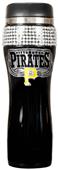 MLB Pirates Black Stainless Bling Travel Tumbler