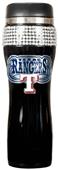 MLB Rangers Black Stainless Bling Travel Tumbler