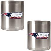 NFL New England Patriots St. Steel Can Holders