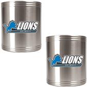 NFL Detroit Lions Stainless Steel Can Holders
