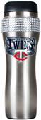 MLB Twins Stainless Steel Bling Travel Tumbler