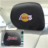 Fan Mats NBA Los Angeles Lakers Head Rest Covers Fan Mats NBA Los Angeles Lakers Head Rest Covers