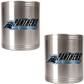 NFL Carolina Panthers Stainless Steel Can Holders