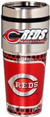 MLB Reds Travel Tumbler Hi-Def Metallic Graphics