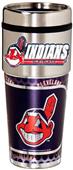 Indians Travel Tumbler Hi-Def Metallic Graphics