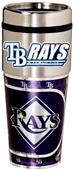 MLB Rays Travel Tumbler Hi-Def Metallic Graphics