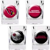 NFL Arizona Cardinals 4pc Collector Shot Glass Set