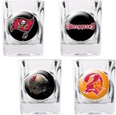 NFL Tampa Bay Buccaneers 4pc Collector Shot Glass