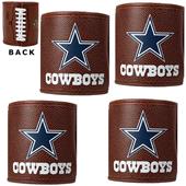 NFL Dallas Cowboys 4pc Football Can Holder Set