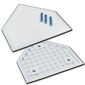 Champro Waffle Bottom Home Plate with Spikes B032 Champro Waffle Bottom Home Plate with Spikes B032