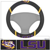 Fan Mats LSU Tigers Steering Wheel Covers Fan Mats LSU Tigers Steering Wheel Covers