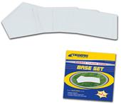 Champro Rubber Throw Down 4 Pc White Base Set Champro Rubber Throw Down 4 Pc White Base Set