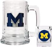 NCAA Michigan Wolverines Boilermaker Set