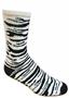 Red Lion Big Cat Athletic Zebra/Tiger Crew Socks
