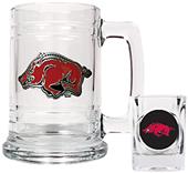 NCAA Arkansas Razorbacks Boilermaker Set