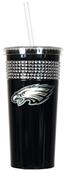 NFL Philadelphia Eagles Bling Tumbler w/ Straw
