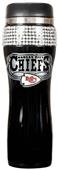 NFL Kansas City Chiefs 14oz Black Bling Tumbler