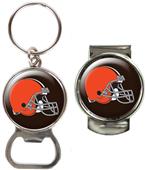 NFL Cleveland Browns Bottle Opener/Money Clip Set