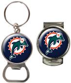 NFL Miami Dolphins Bottle Opener/Money Clip Set