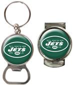 NFL New York Jets Bottle Opener/Money Clip Set