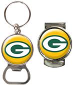 NFL Green Bay Packers Bottle Opener/Money Clip Set