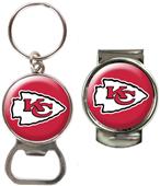 NFL Kansas City Chiefs Bottle Opener/Money Clip