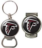NFL Atlanta Falcons Bottle Opener/Money Clip Set