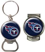 NFL Tennessee Titans Bottle Opener/Money Clip Set