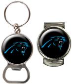 NFL Carolina Panthers Bottle Opener/Money Clip Set