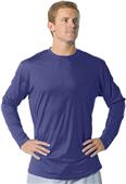 A4 Fusion Cotton Long Sleeve Crew T-Shirts CO A4 Fusion Cotton Long Sleeve Crew T-Shirts CO