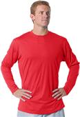 A4 Fusion Cotton Long Sleeve Crew T-Shirts CO A4 Fusion Cotton Long Sleeve Crew T-Shirts CO