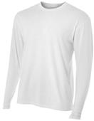 A4 Fusion Cotton Long Sleeve Crew T-Shirts CO A4 Fusion Cotton Long Sleeve Crew T-Shirts CO