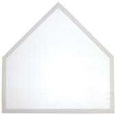 Baseball/Softball Rubber Throw Down Home Plate EA