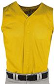 Pro Mesh Adult Full Button Sleeveless Jerseys