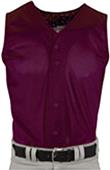 Pro Mesh Adult Full Button Sleeveless Jerseys Pro Mesh Adult Full Button Sleeveless Jerseys