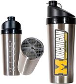 NCAA Michigan Wolverines Stainless Protein Shaker