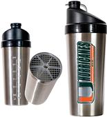 NCAA Miami Hurricanes Stainless Protein Shaker