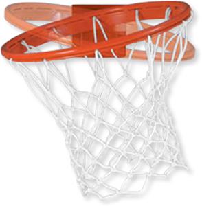 ORANGE RIM/WHITE NET