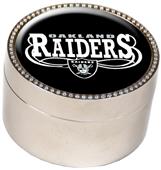 NFL Oakland Raiders Metal Trinket Box