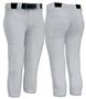 Low Rise Women/Girls Performance Softball Pants