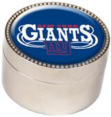 NFL New York Giants Metal Trinket Box