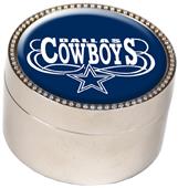 NFL Dallas Cowboys Metal Trinket Box