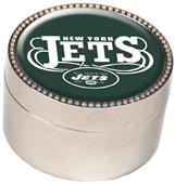 NFL New York Jets Metal Trinket Box