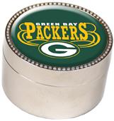 NFL Green Bay Packers Metal Trinket Box