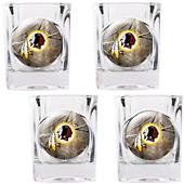 NFL Washington Redskins Open Field Shot Glasses