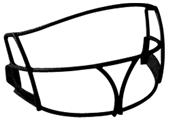 Worth High Visibility Softball Faceguards